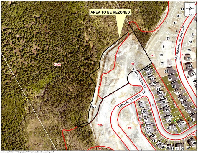 Aerial image of 670 Kenmount Road