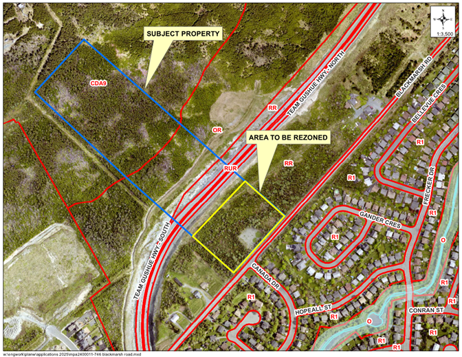 Aerial image of 746 Blackmarsh Road