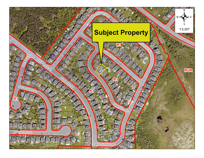 Aerial image of the property at 16 Jamie Korab Street
