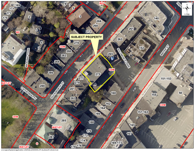 Aerial image of 275 Duckworth Street