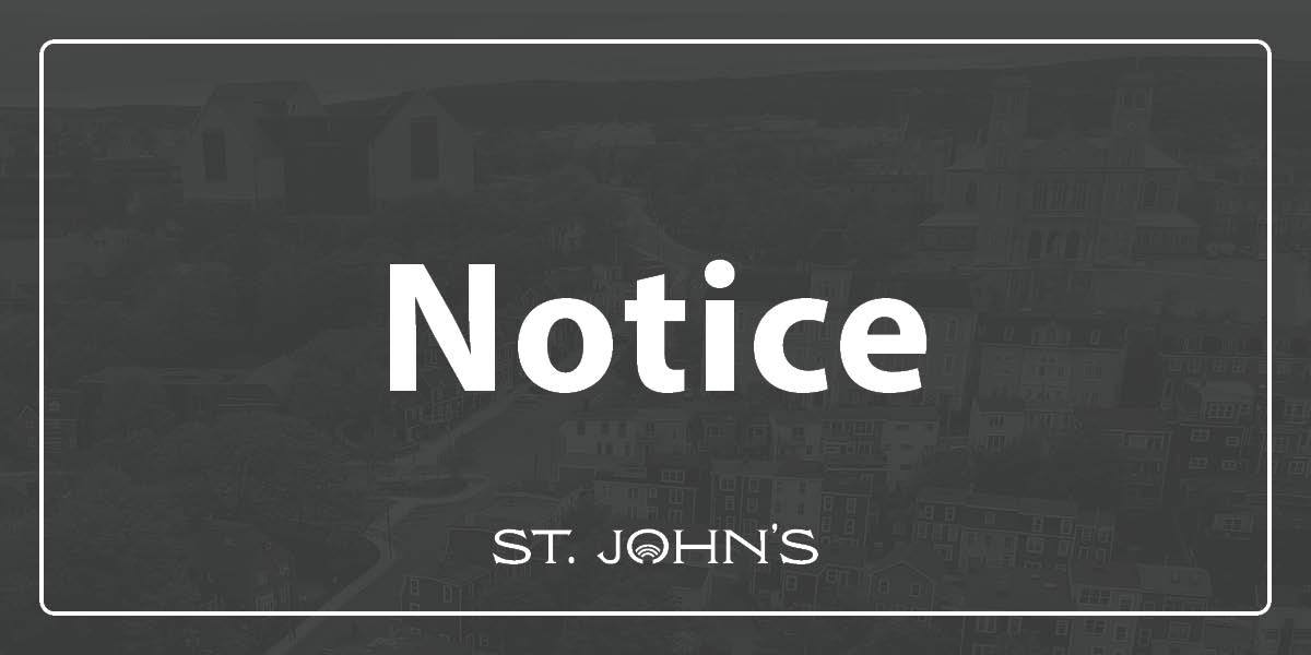 grey background with white text that says Notice. 