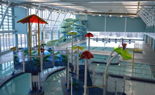 Indoor pool and splash pad