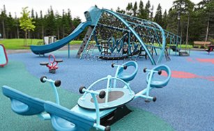 Inclusive playground equipment