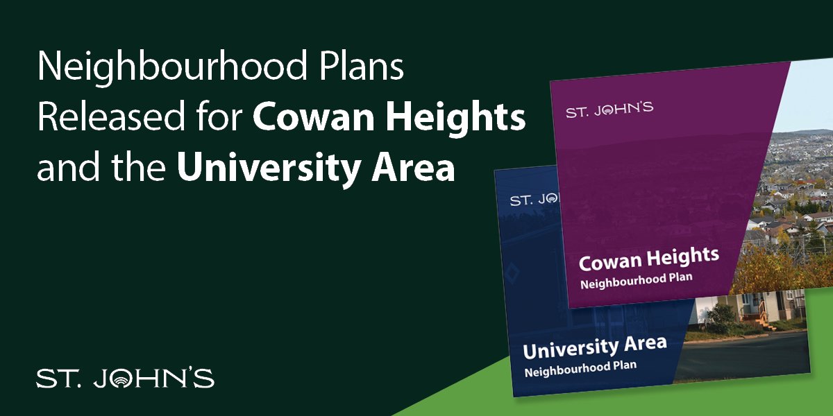 Image of two neighbourhood plan documents. Text says 