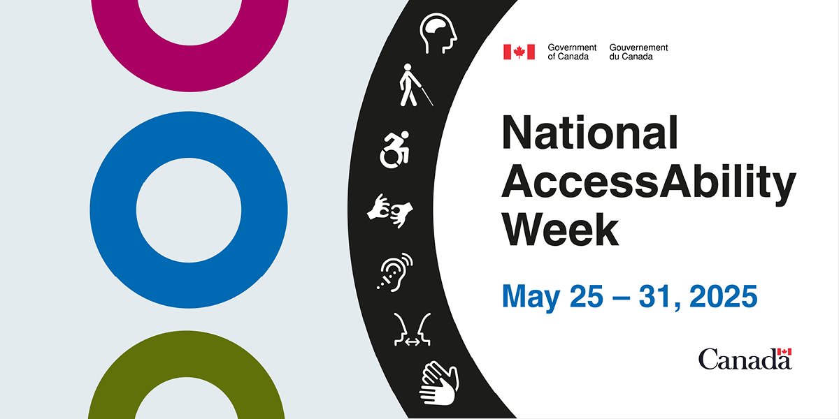 Text that says national AccessAbility Week May 25-31, 2025