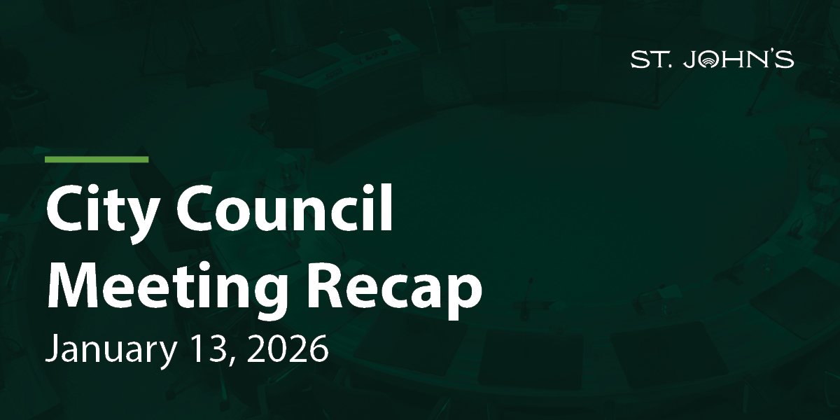 a dark green background with white text that says City Council Meeting Recap - January 13, 2026