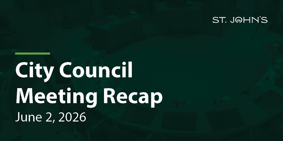 a dark green background with white text that says City Council Meeting Recap - June 2, 2026