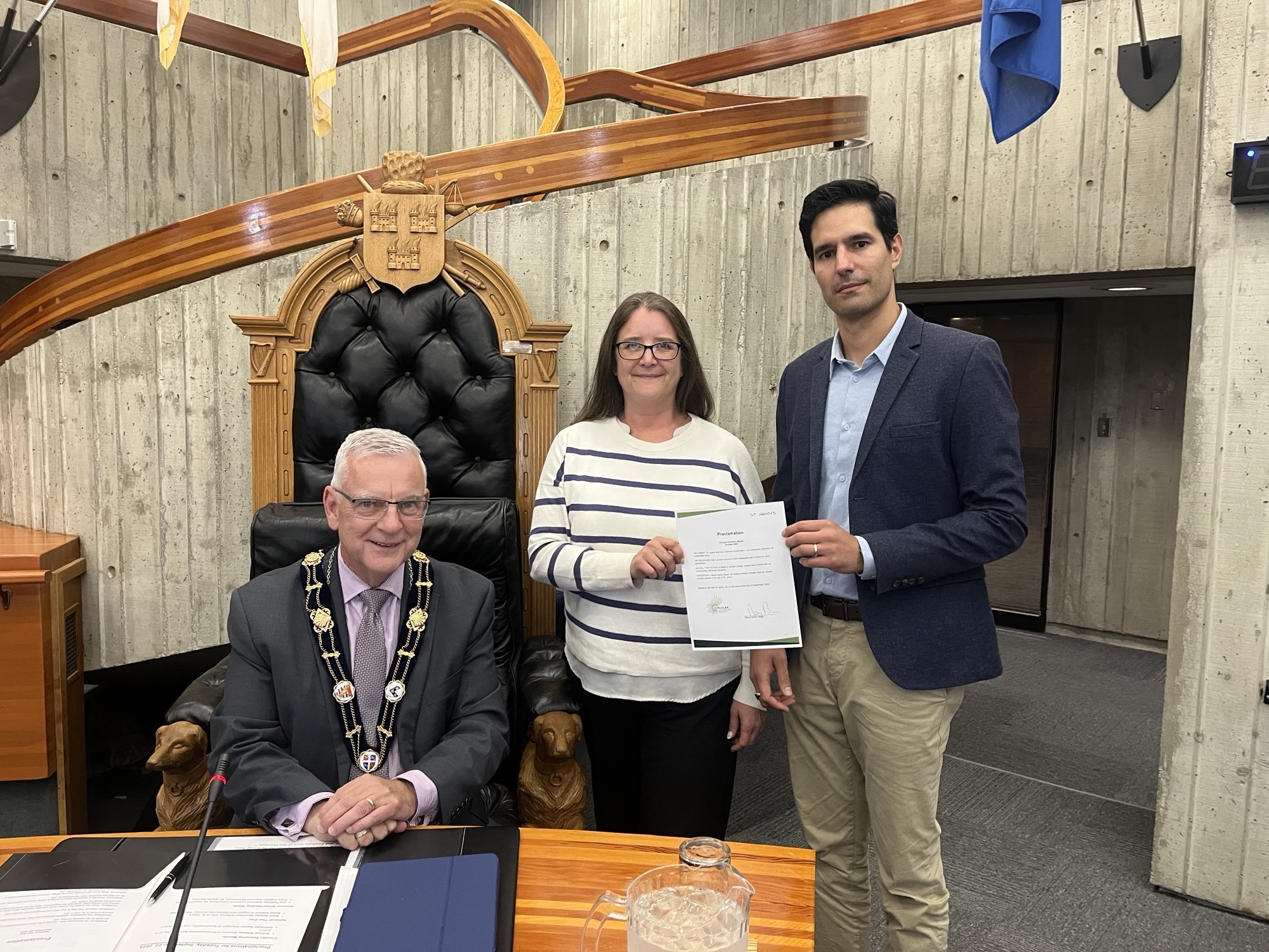 Shelley Pardy, Supervisor, Waste Diversion, City of St. John’s and Edmundo Fausto: Manager of Sustainability, City of St. John’s
