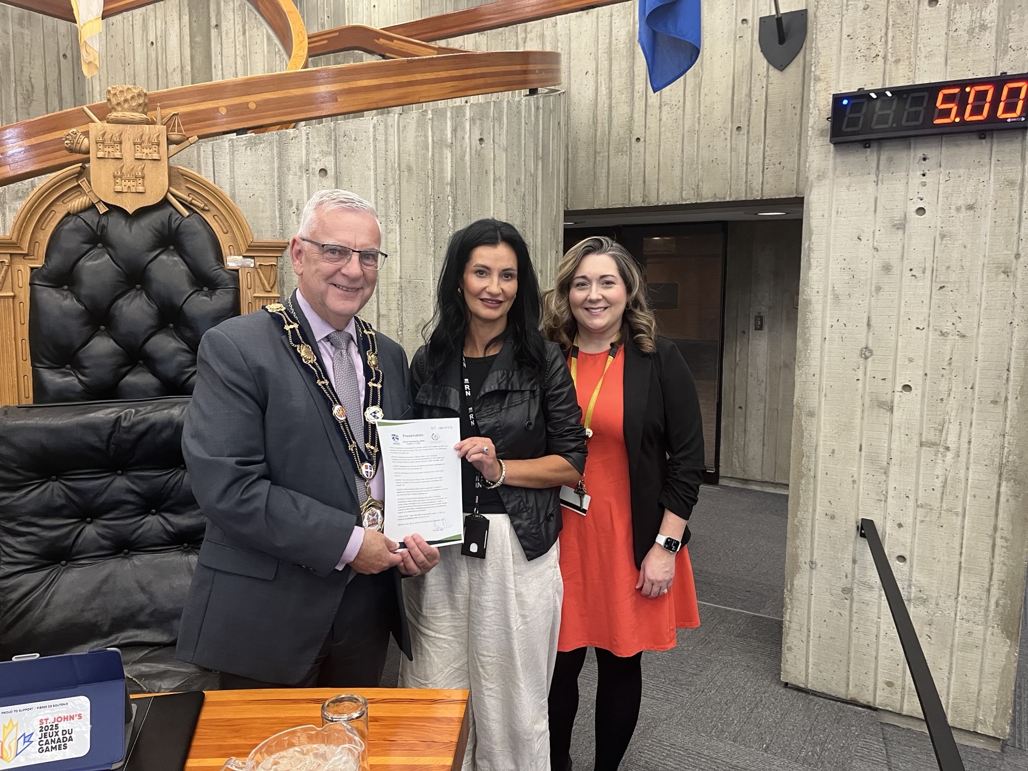 Lisa Roberts: Regional Lactation Consultant, NL Health Services and Tracy English: Regional Nutritionist, NL Health Services