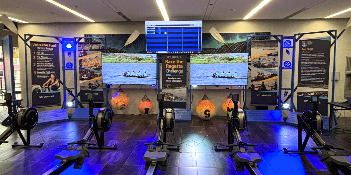 Image of the Race the Regatta Challenge at the St. John's Convention Centre