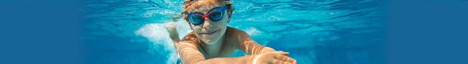 Child swimming