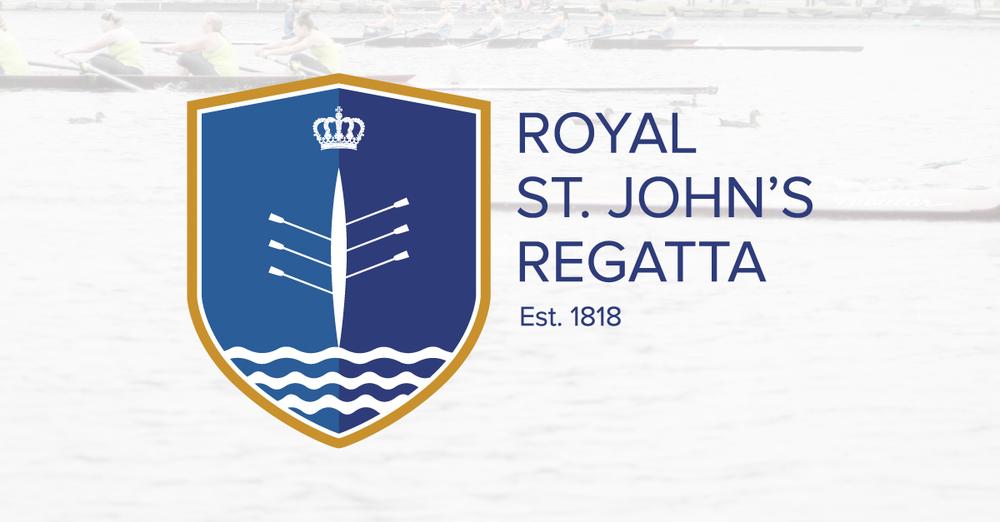 St. John's Regatta logo with text on white background