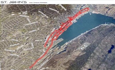 Downtown Snow Removal Map