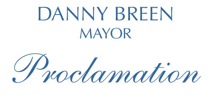 Danny Breen Mayor Proclamations
