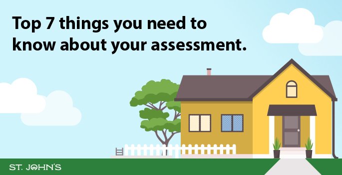 An image of a City of St. John's Assessment Notice