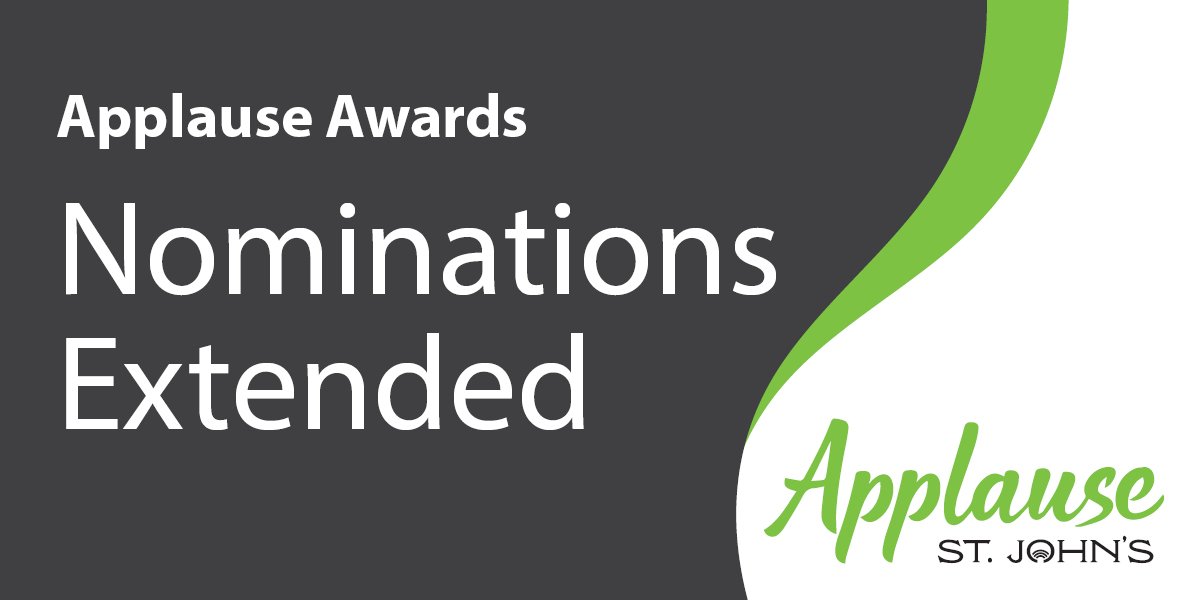 Text that says Applause Awards Nominations Extended 