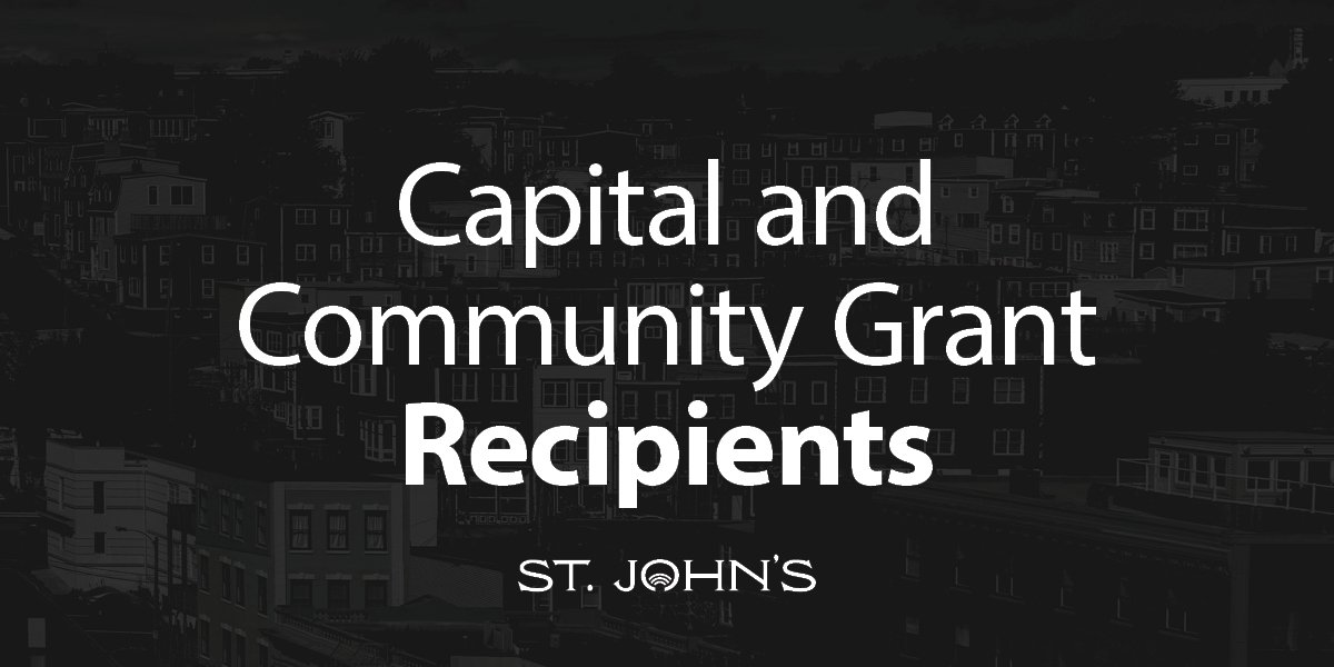 Text says "Capital and Community Grant Recipients"