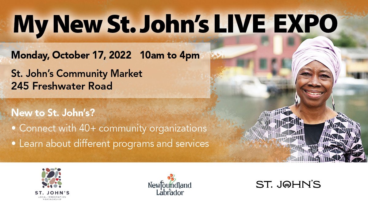 poster for My New Live St. John's event