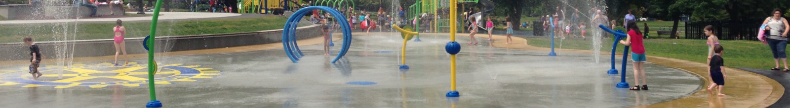 splash pad wide shot