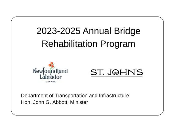 funding sign for bridge rehab