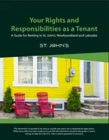 Cover page of Your Rights and Responsibilities as a Tenant 