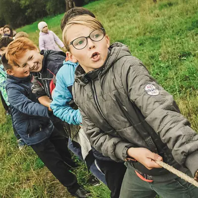 kids playing outside