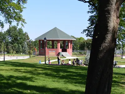 gazebo at Bannerman Park
