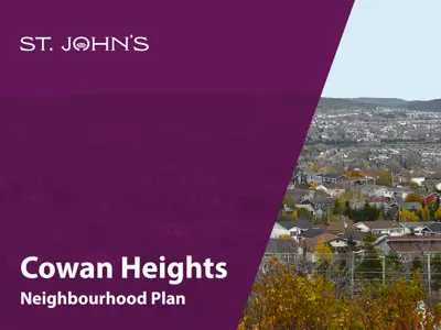 Cover of the Cowan Heights neighbourhood plan