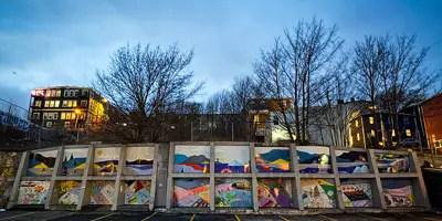 Canada Games Mural on Duckworth Street