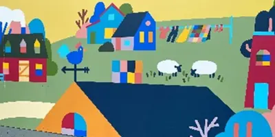 image of the Come Home Year mural