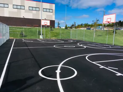 basketball court at Kenmount Terrace Community Centre