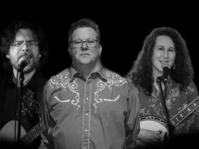 Image of three members of the band Rev. Dave Trio