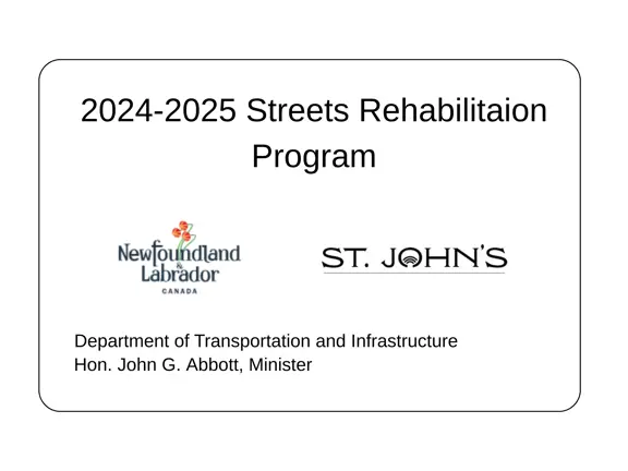 funding sign for Streets Rehab