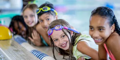 kids swimming