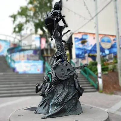a statue on George Street