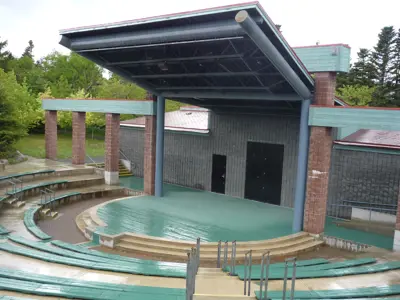 an outdoor theatre at Bowring Park