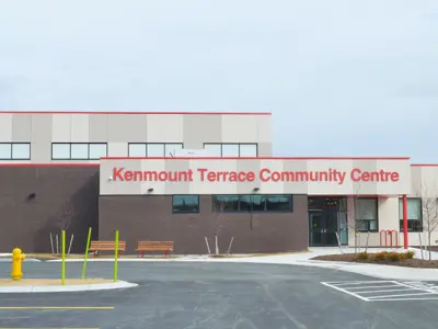 front entrance of Kenmount Terrace Community Centre