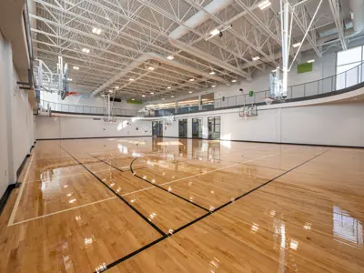 the gymnasium at H.G.R. Mews Community Centre